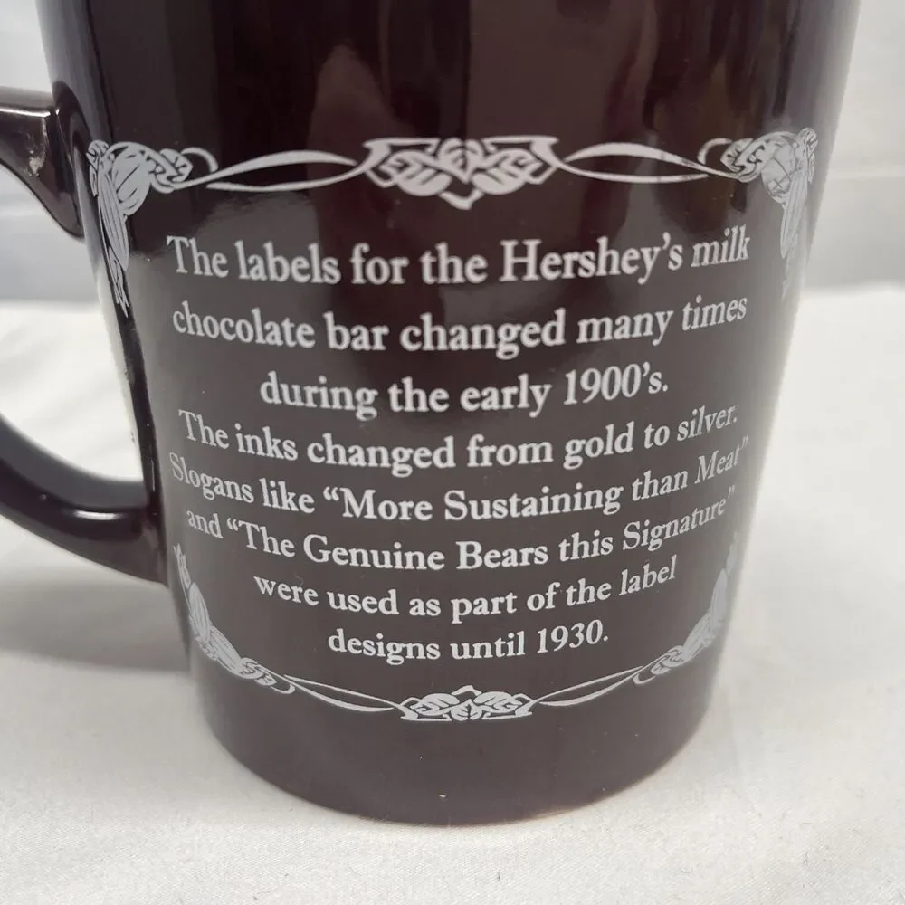 Hershey’s Sweet Milk Chocolate Big Mug Cup 2014 Coffee Tea Cocoa EUC No Chips